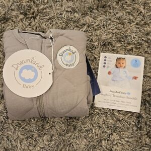 Dreamland Baby Gray Weighted Transition Swaddle